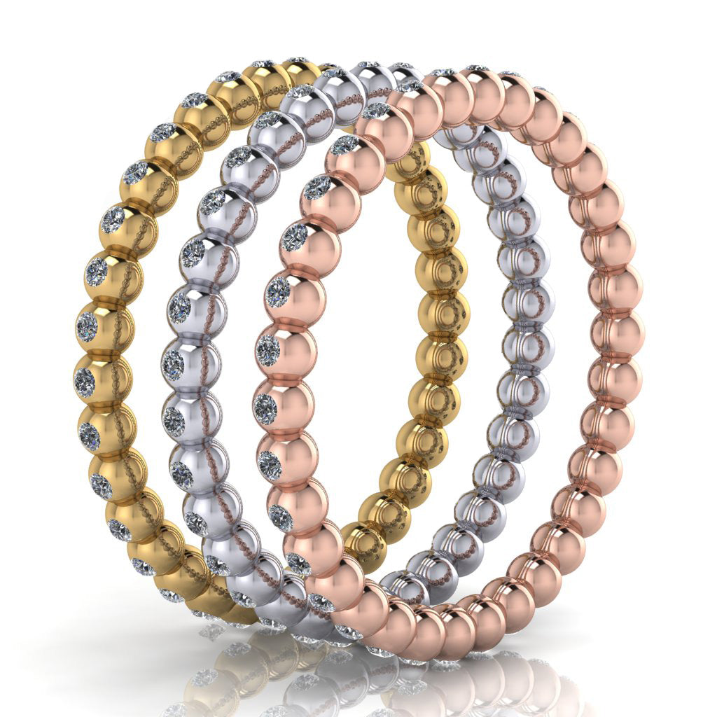 Stackable Orb Rings - Triad