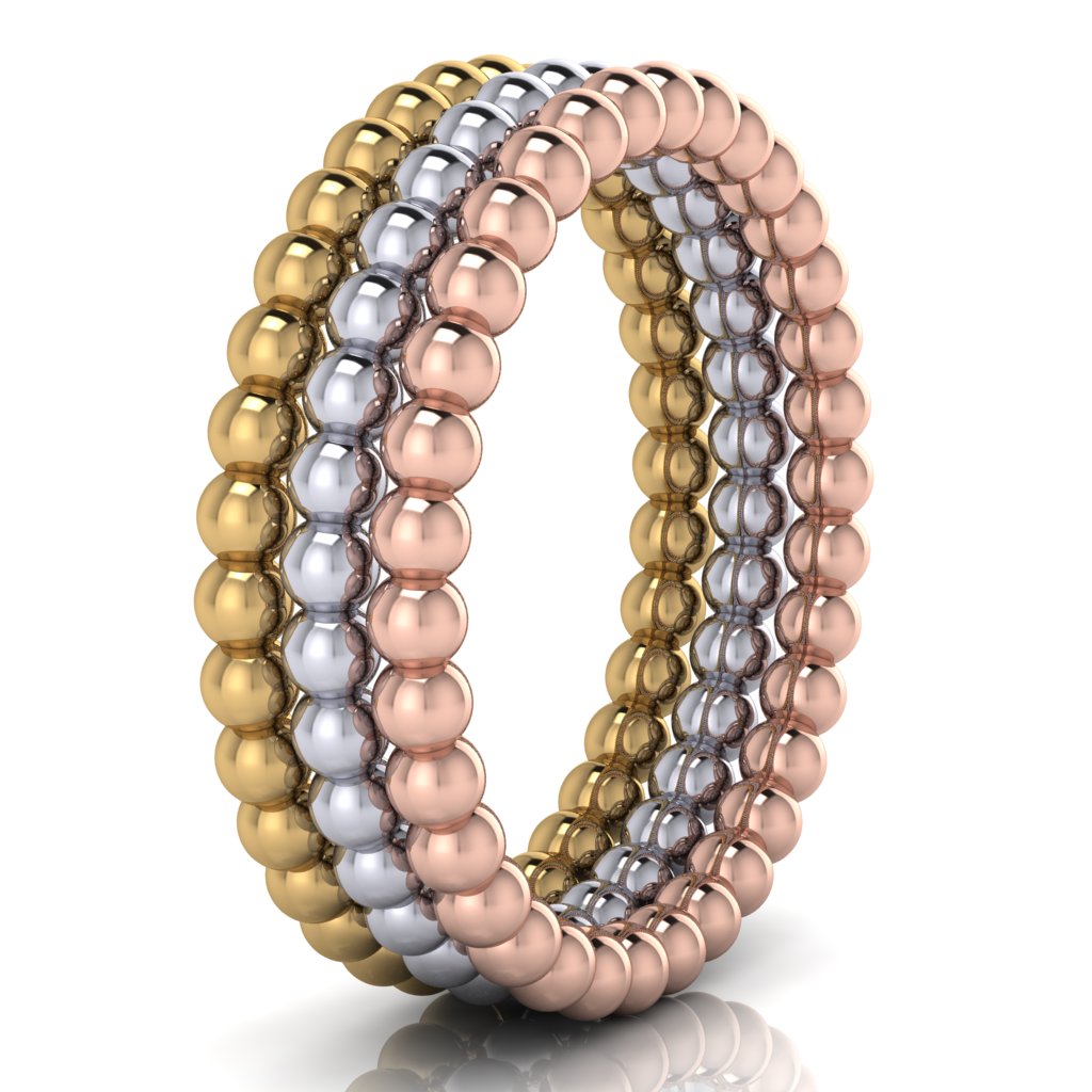 Stackable Orb Rings - Triad