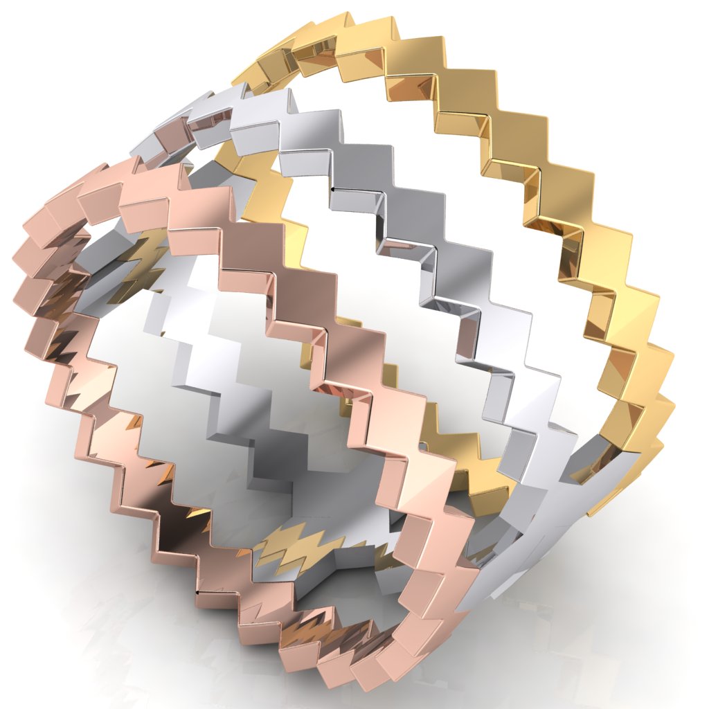 Stackable Quad Rings - Triad